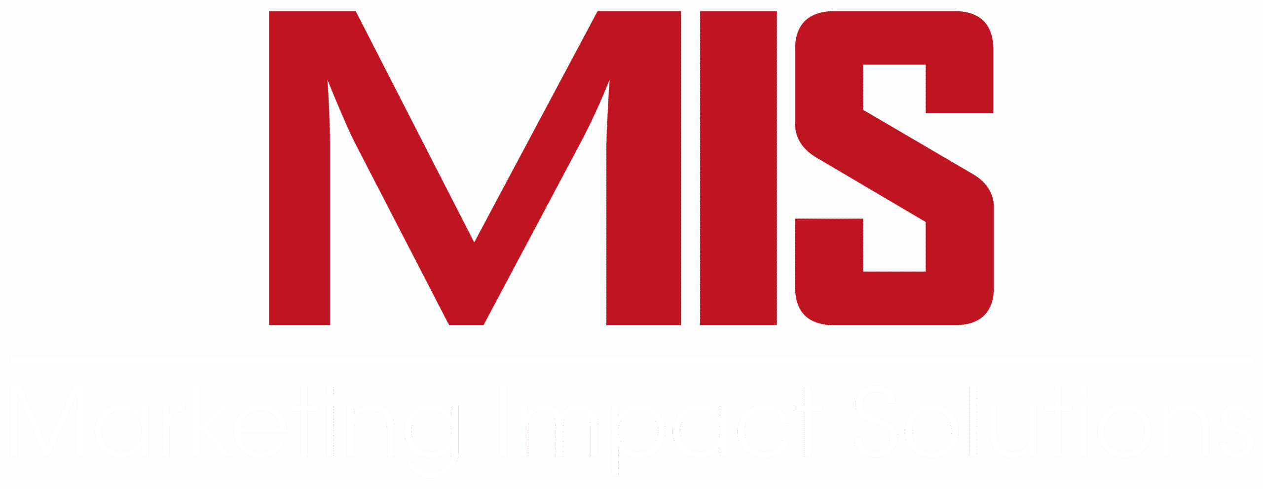 Marketing Impact Solutions Dark Background Logo